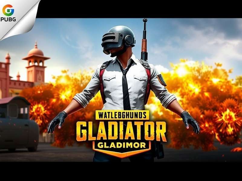 PUBG Warlord Warrior Gladiator Official Cover Art - Indian Version
